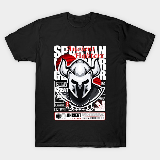 SPARTAN FIGHTER T-Shirt by Popular_and_Newest